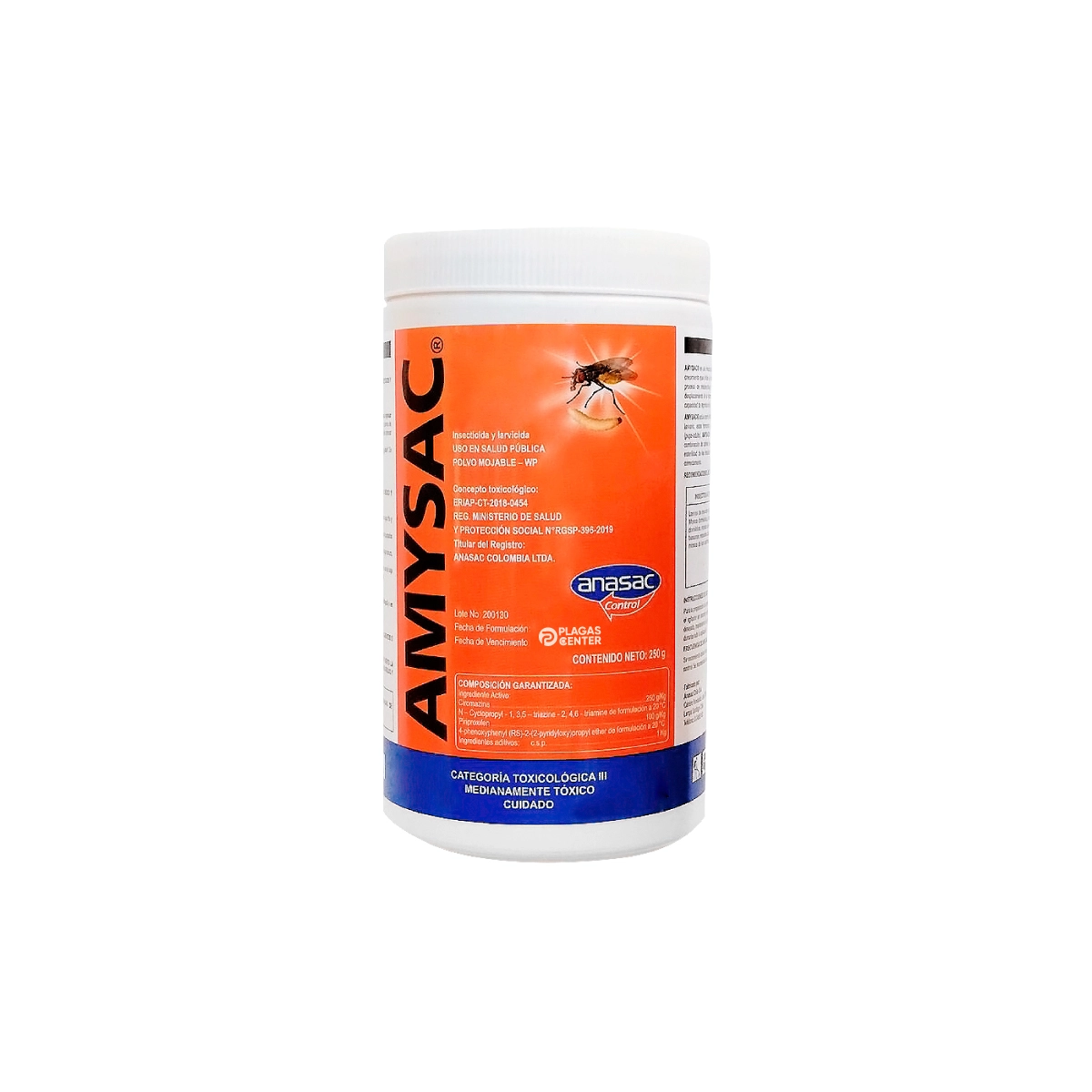 Amysac® Insecticida Larvicida 250 Grs 1 INSECTICIDA-Y-LARVICIDA-PARA-MOSCAS-AMYSAC