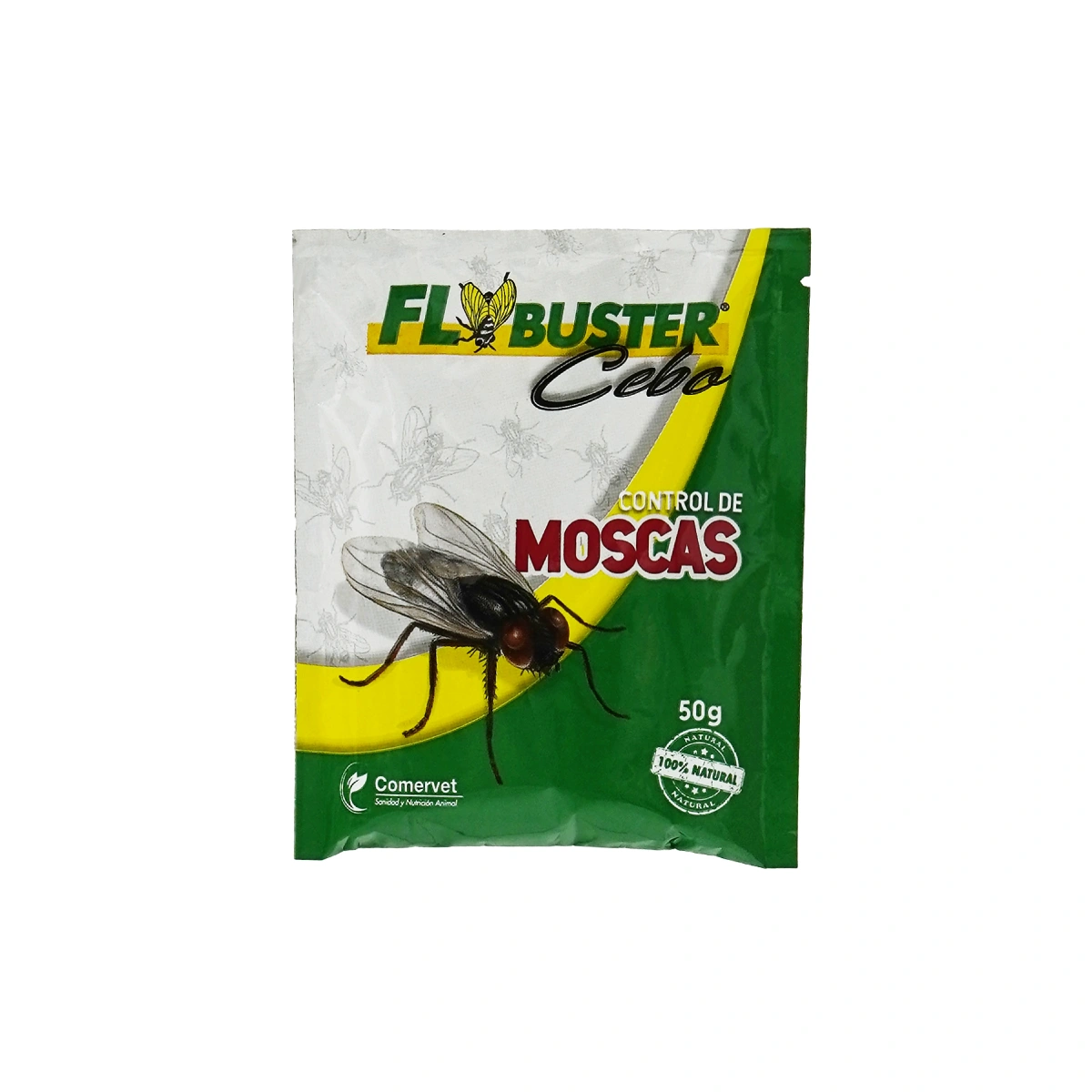 Combo Jardín: Fly Buster Trampa 2 Lts + Cebo 50 Grs 3 CEBO-PARA-CONTROL-DE-MOSCAS-FLYBUSTER-50G