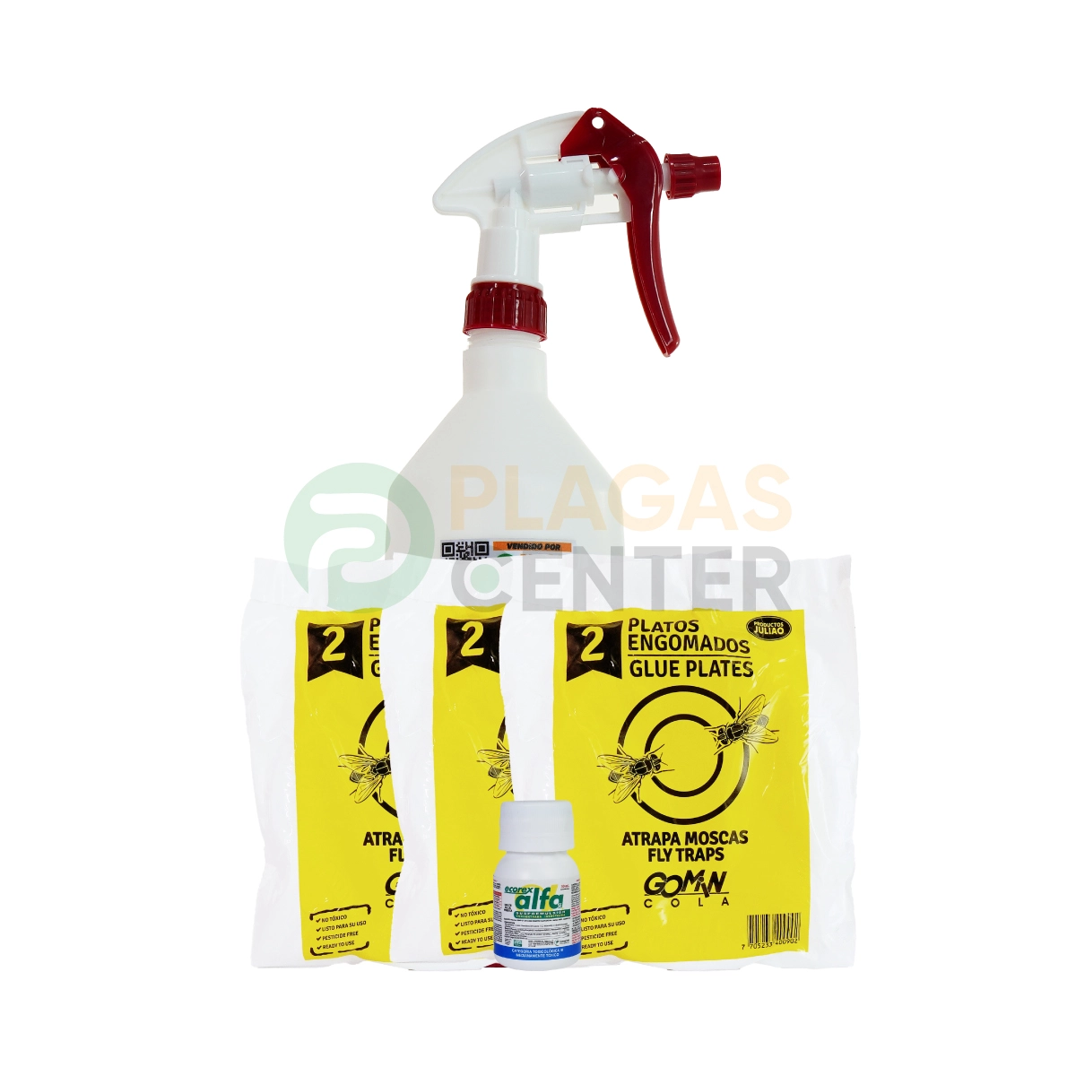 Combo Voladores: Ecorex 30 Ml + 1 Sprayer 1 Litro+ 3 Paquetes De Platos x 2 1 ECOREX-30-ML-+-1-SPRAYER-1-LITRO+-2-PLATOS