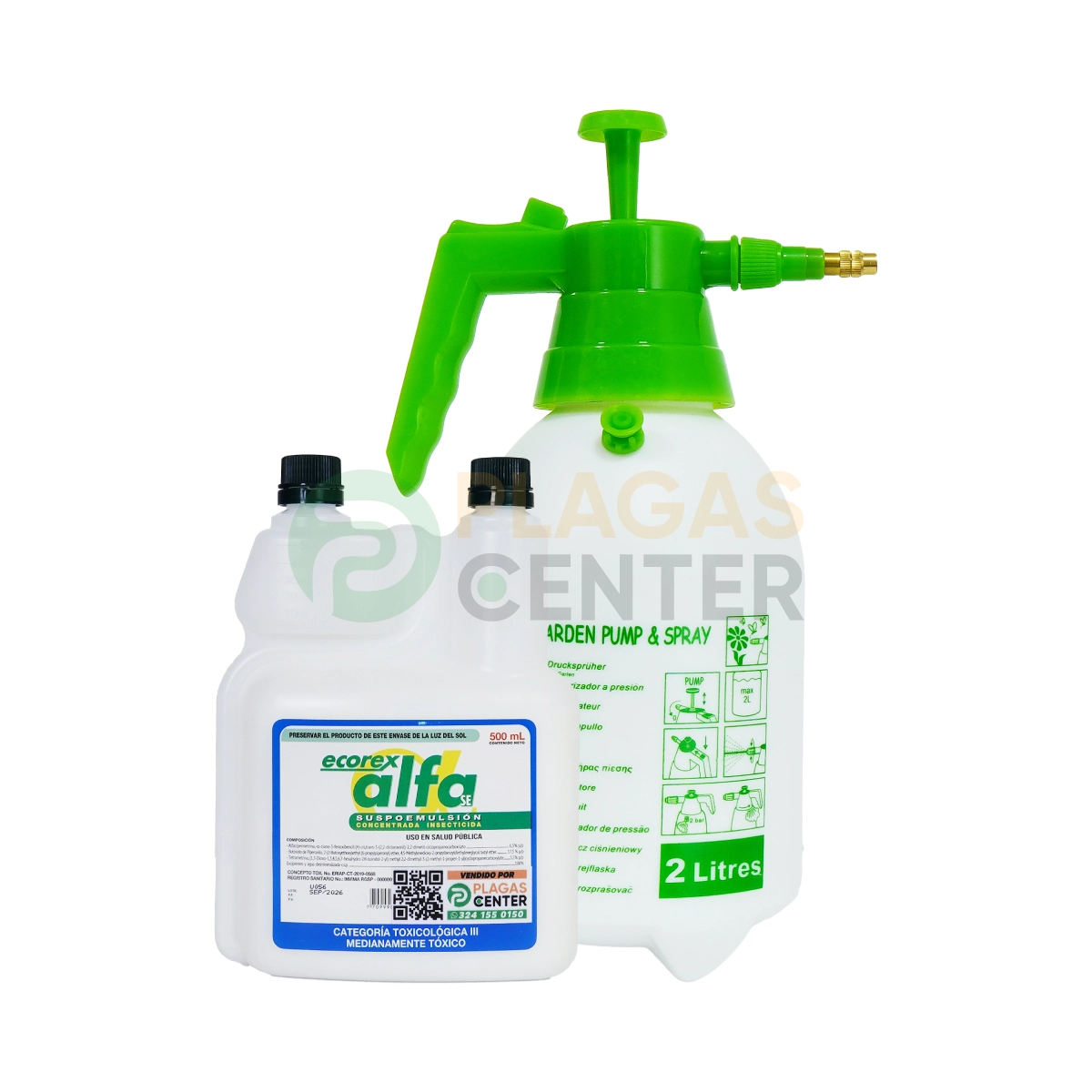 COMBO FUMIGADOR PRO: Ecorex 500 Ml + Fumigadora 2 Lts 1 ECOREX-500-ML-+-FUMIGADORA-2-LTS