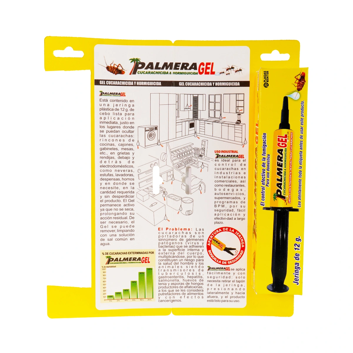 Gel Palmera 12 gr para cucarachas y hormigas 2 INSECTICIDA-EN-GEL-PARA-CONTROL-DE-CUCARACHAS-EN-CASA-PALMERA-GEL