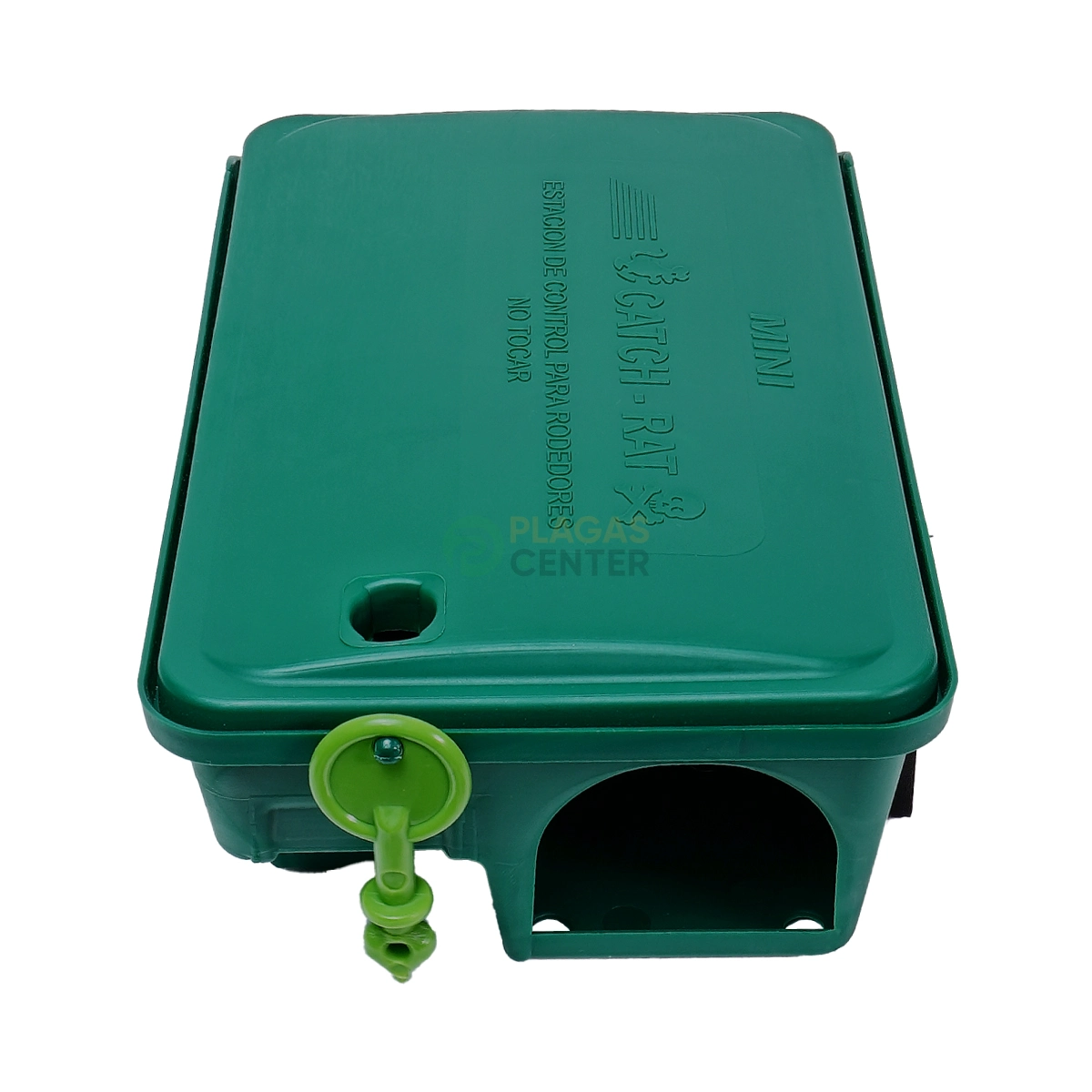 Caja Cebadero Mini Catch Rat 9 CAJA-CEBADERA-PARA-CEBAR-ROEDORES-MINI-CATCHRAT-VERDE