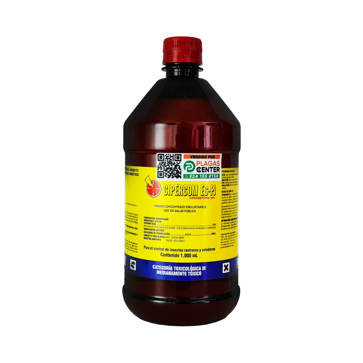 Insecticida Cipercom 2 INSECTICIDA-MATA-COMEJEN-CIPERCOM-LITRO