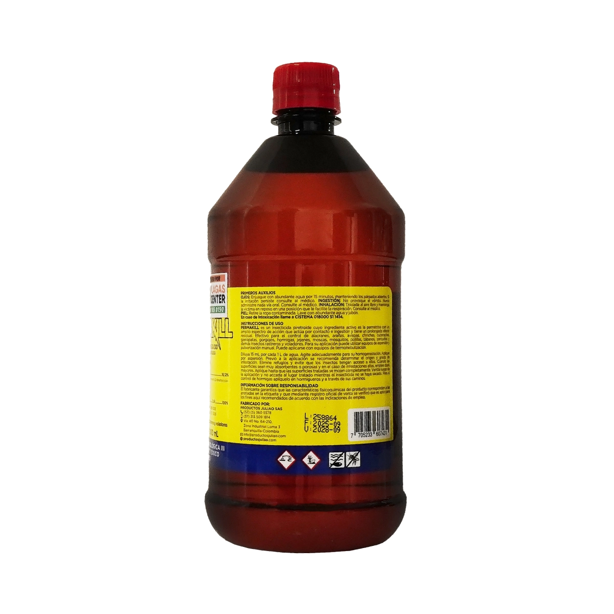 Insecticida Permakill 3 INSECTICIDA-PIRETROIDE-PERMAKIL-LITRO