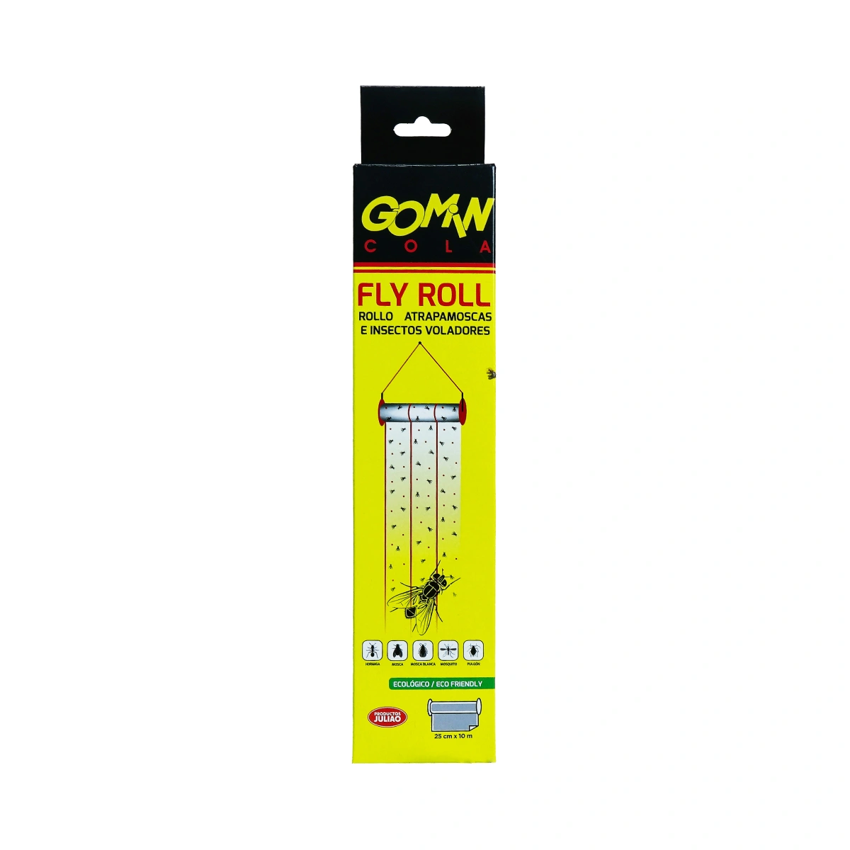 Gomin Fly Roll Trampa Adhesiva para Moscas 1 Rollo-atrapamoscas-gomin-fly-roll