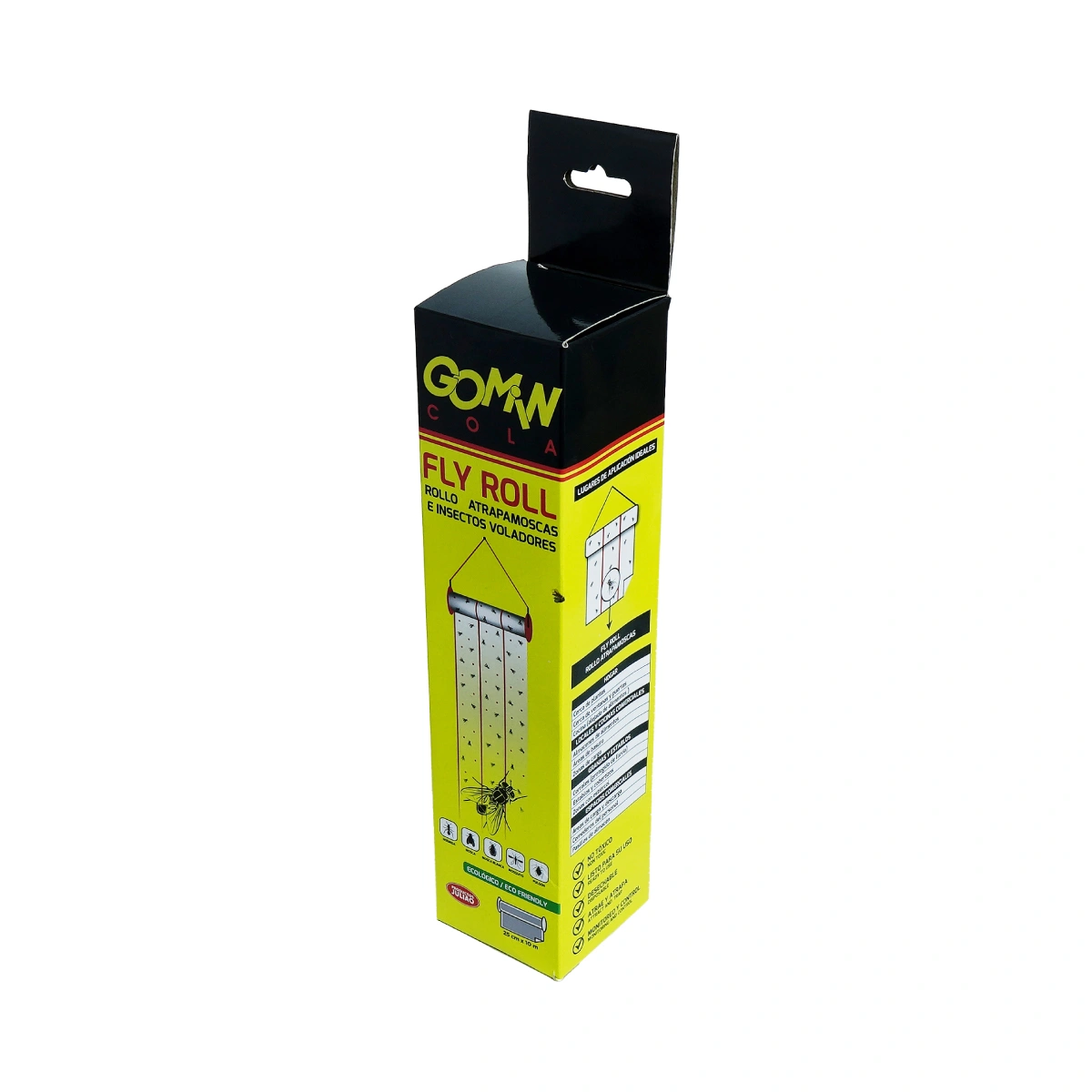 Gomin Fly Roll Trampa Adhesiva para Moscas 3 Trampa-adhesiva-para-moscas-e-insectos-voladores