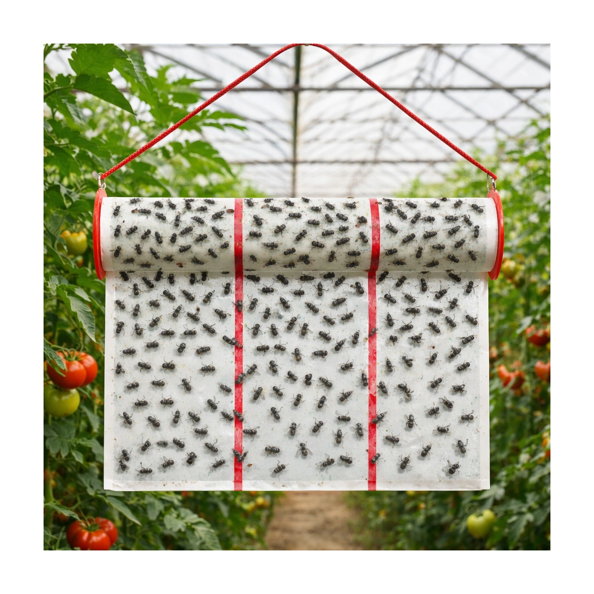 Gomin Fly Roll Trampa Adhesiva para Moscas 5 Trampa-pegajosa-para-insectos-voladore-sefectiva
