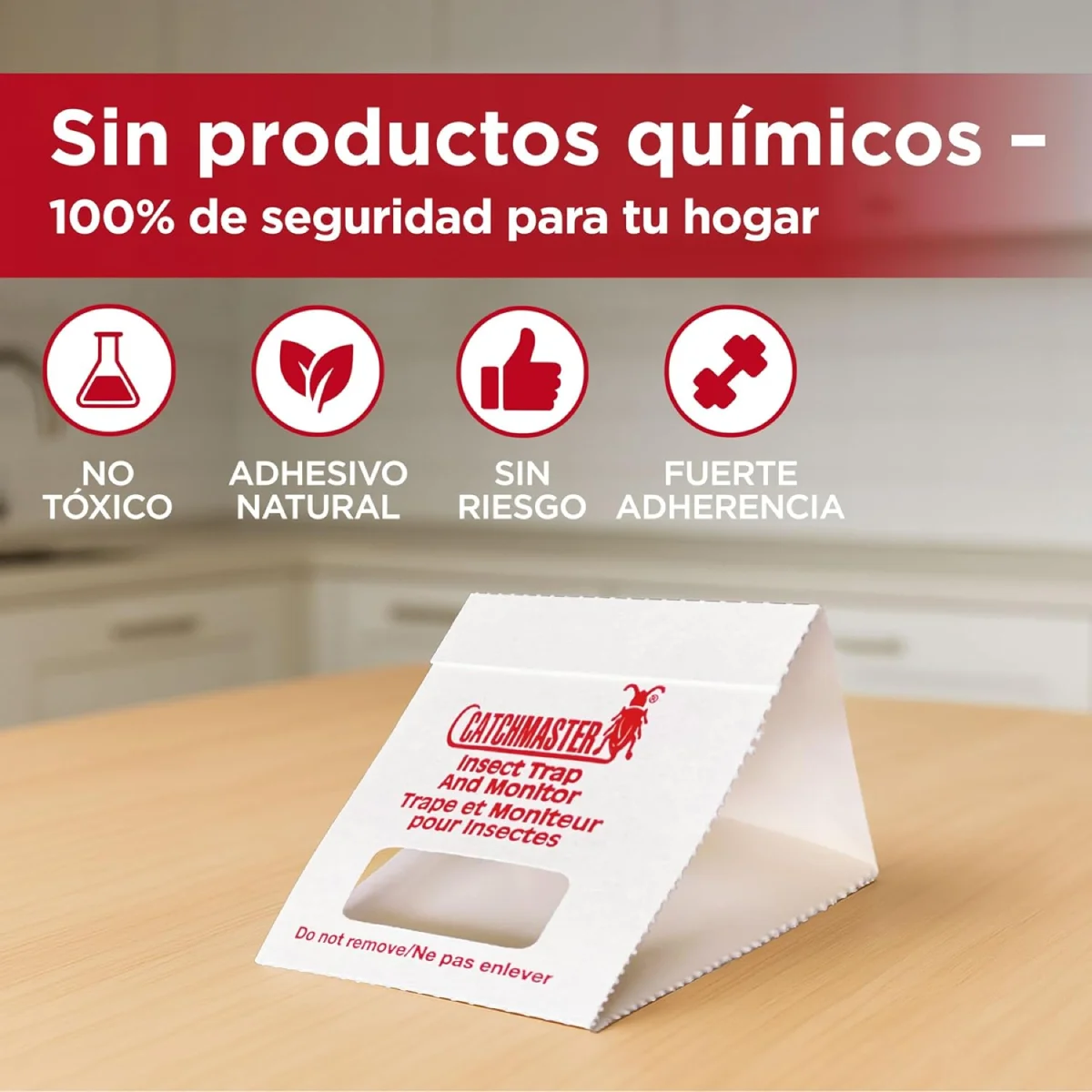 Láminas Adhesivas para Monitoreo de Cucarachas 100i Caja x 100 unidades 9 catchmaster-100i-trampa-cucarachas-cocina