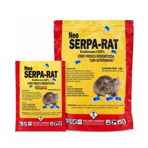 Neo serpa rat 50g 1kg fondo blanco