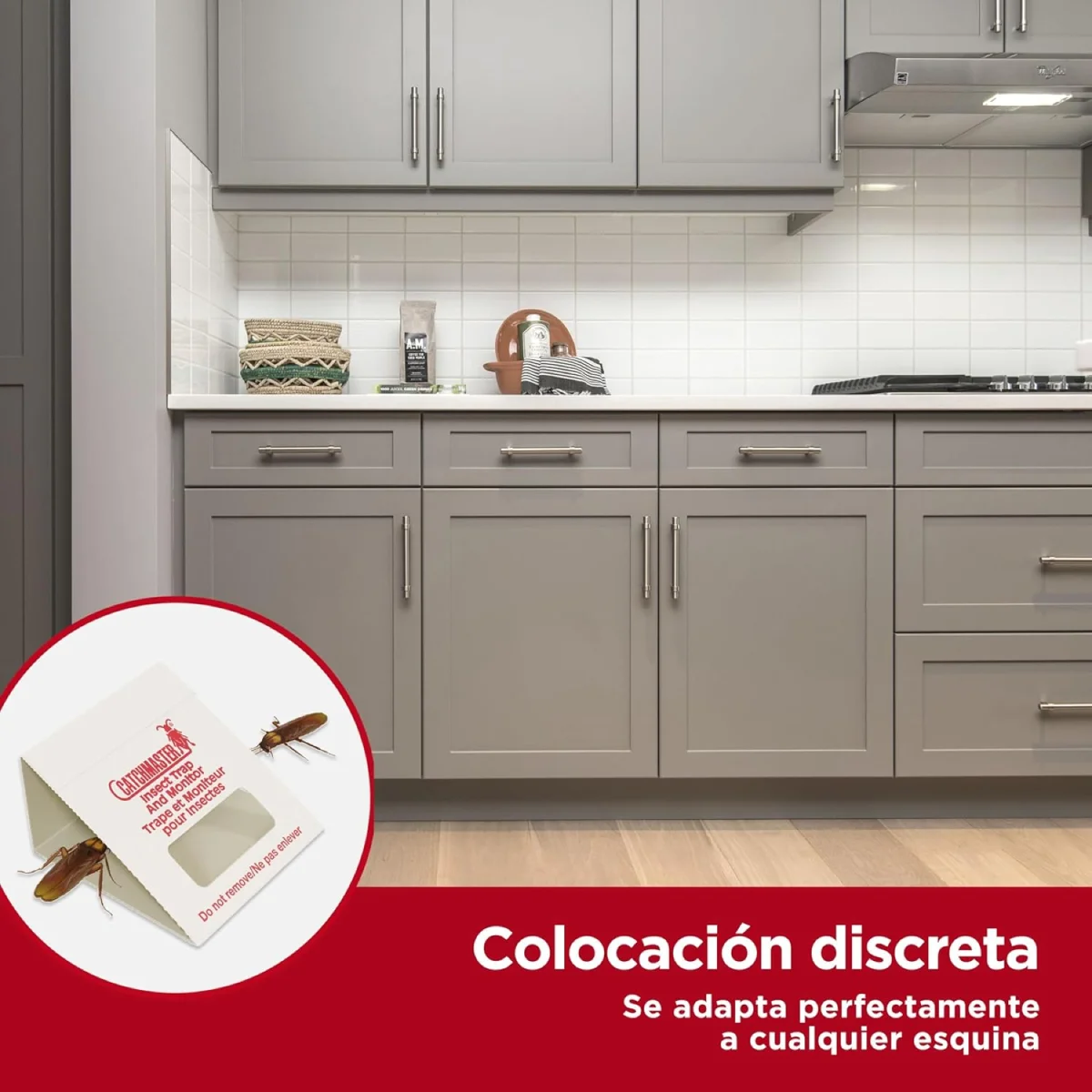 Láminas Adhesivas para Monitoreo de Cucarachas 100i Caja x 100 unidades 8 trampa-cucarachas-atoxica-catchmaster-100i