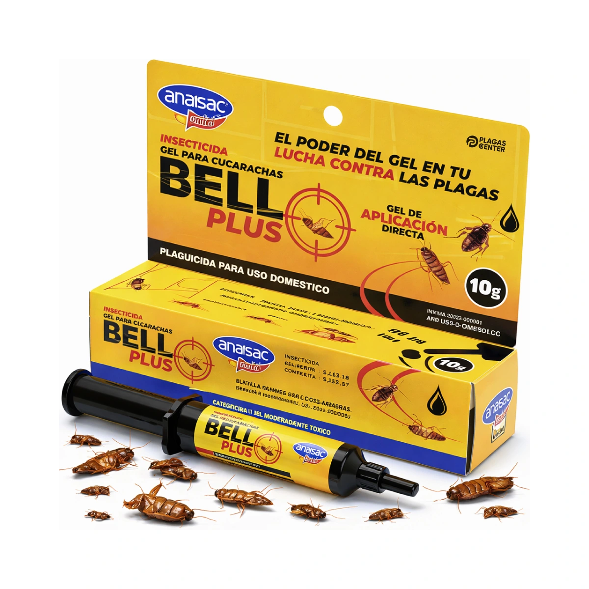 Bell Plus gel para cucarachas doble acción 7 bell-plus-gel-para-control-cucaracha-oriental