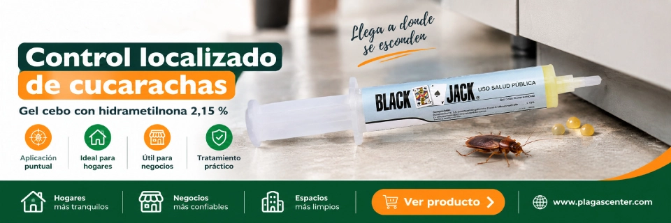 Gel Cucarachicida Black Jack 30g 10 BANNER GEL PARA CUCARACHAS