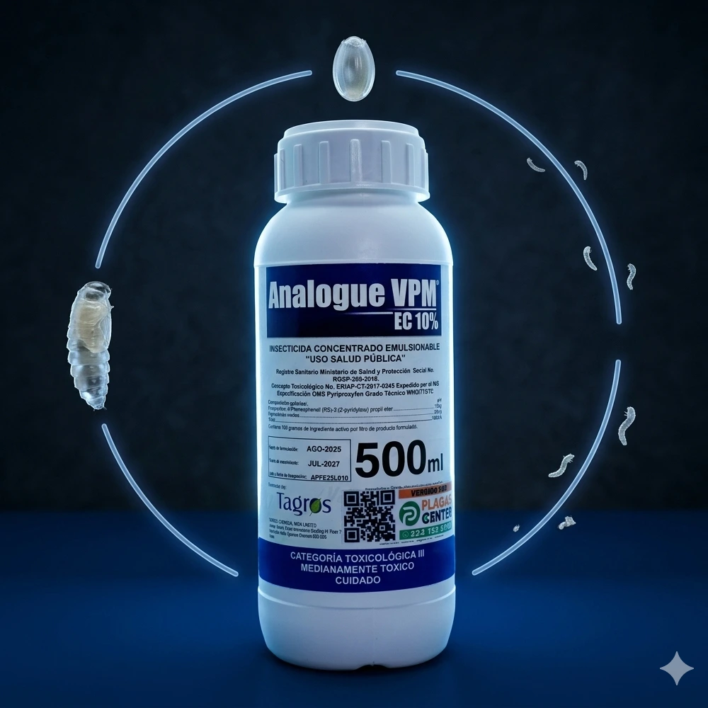 Insecticida Analogue VPM EC 10% IGR 6 analogue-vpm-ec-10-control-cucarachas