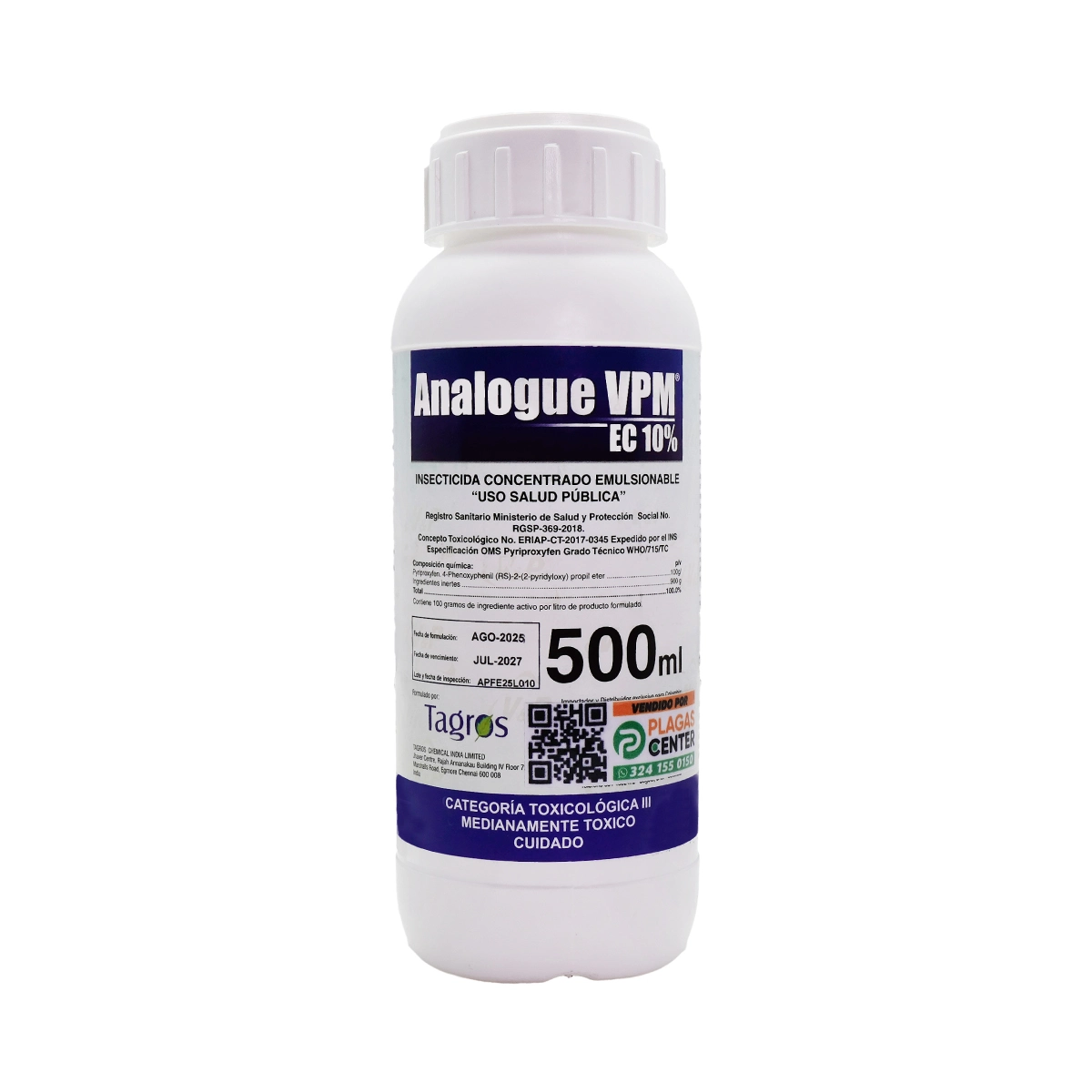 Insecticida Analogue VPM EC 10% IGR 1 insecticida-ovicida-pupicida-analogue-vpm