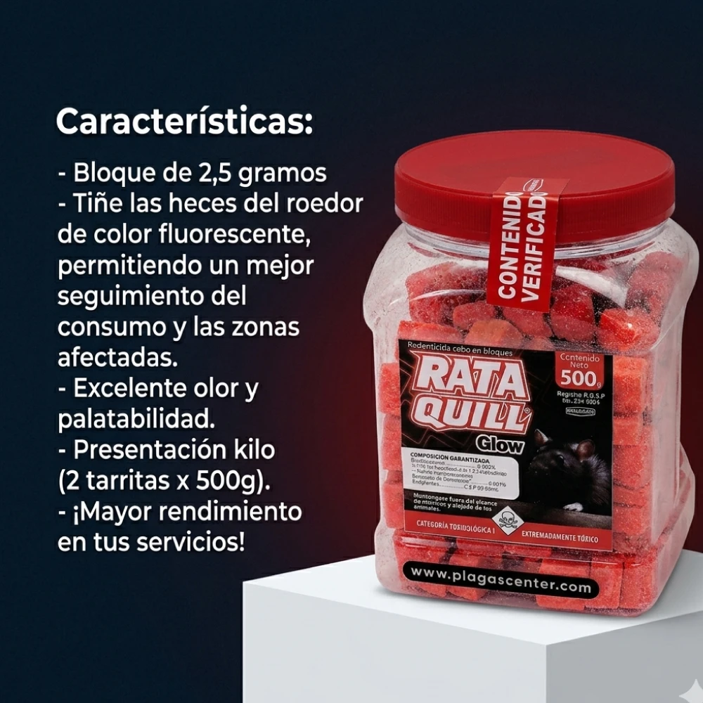 Rodenticida Rataquill Glow 500g 4 rataquill-glow-presentacion-kilo-dos-tarrinas-500g