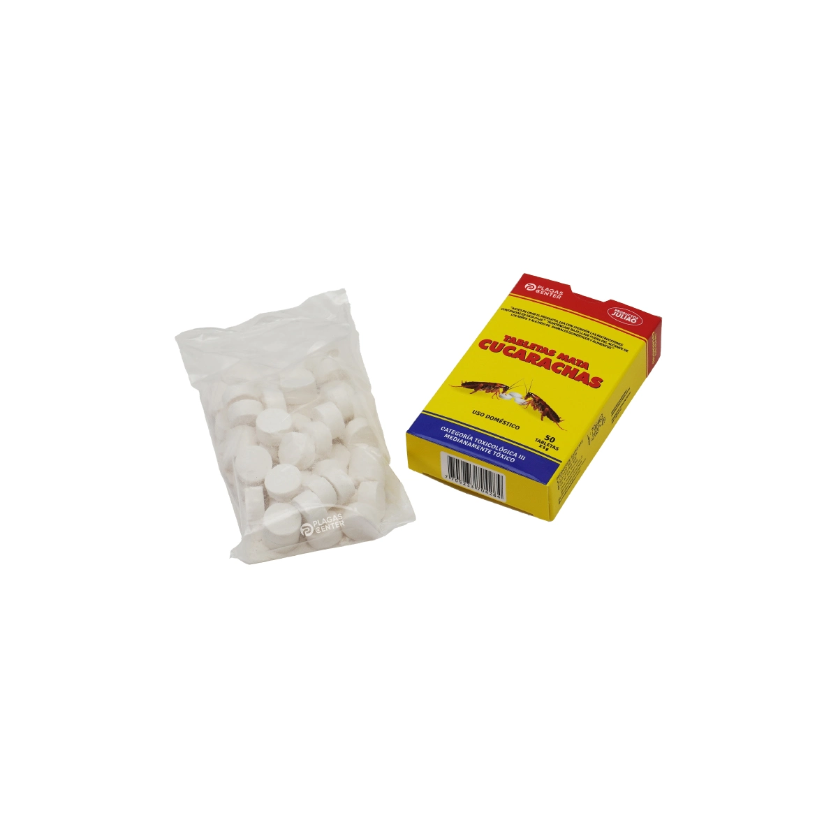 Tabletas MataCucarachas 50g 5 tabletas-para-cucarachas-en-cocina