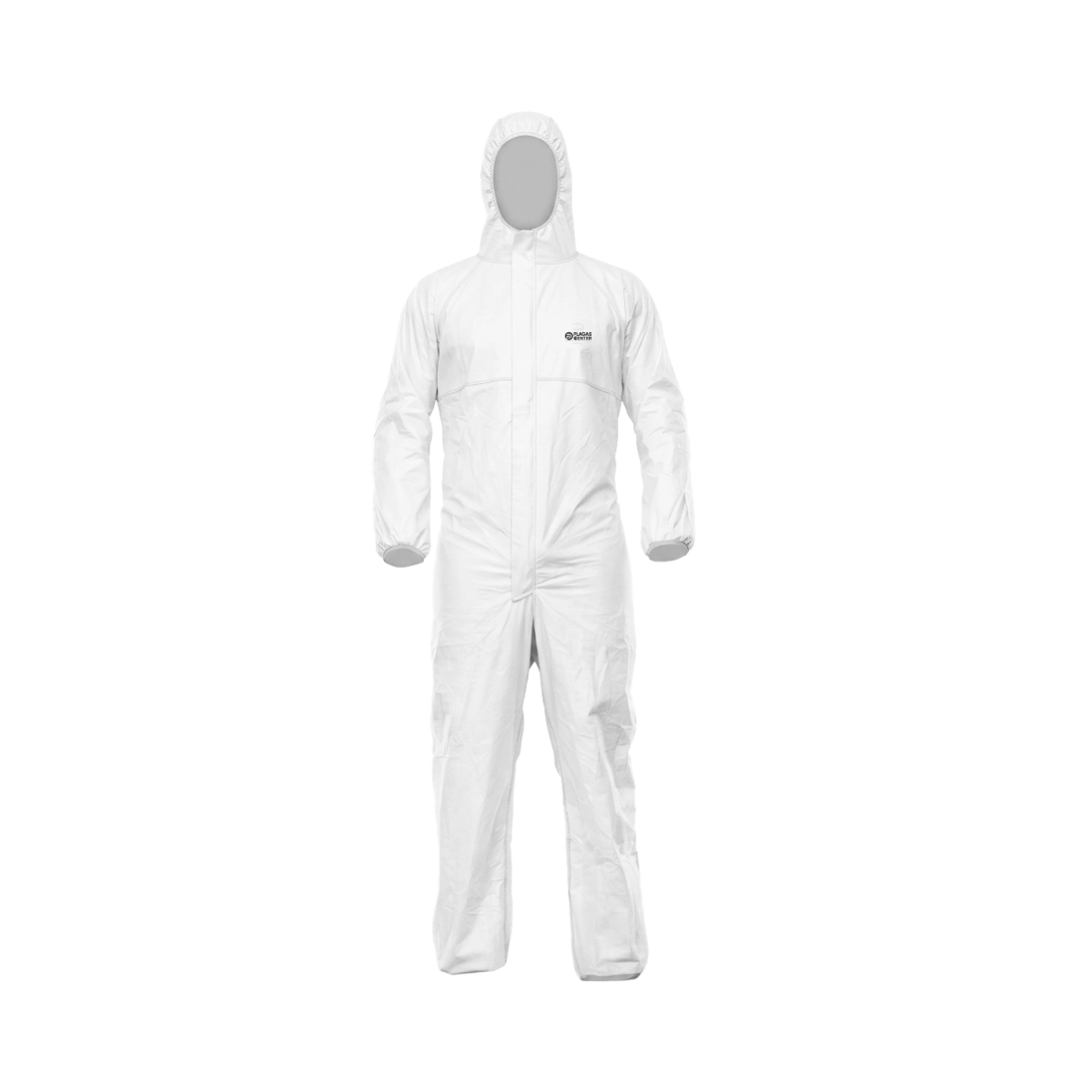 Traje de Proteccion Desechable blanco con Capucha 1 traje-bioseguridad-tipo-tyvek-overol-epp-blanco