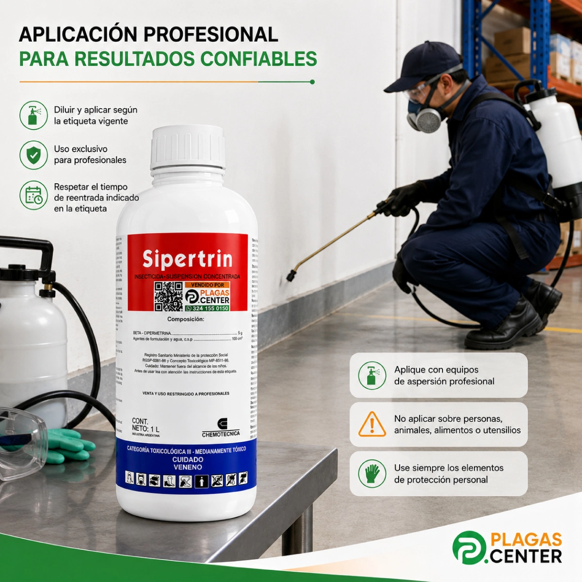 Insecticida Sipertrin Litro 3 Insecticida Sipertrin Litro - Imagen 3