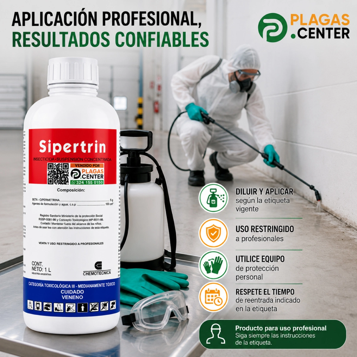 Insecticida Sipertrin Litro 4 Insecticida Sipertrin Litro - Imagen 4