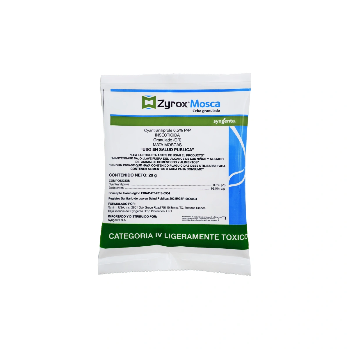 Combo para moscas 4 Zyrox mosca sobre 20g frontal