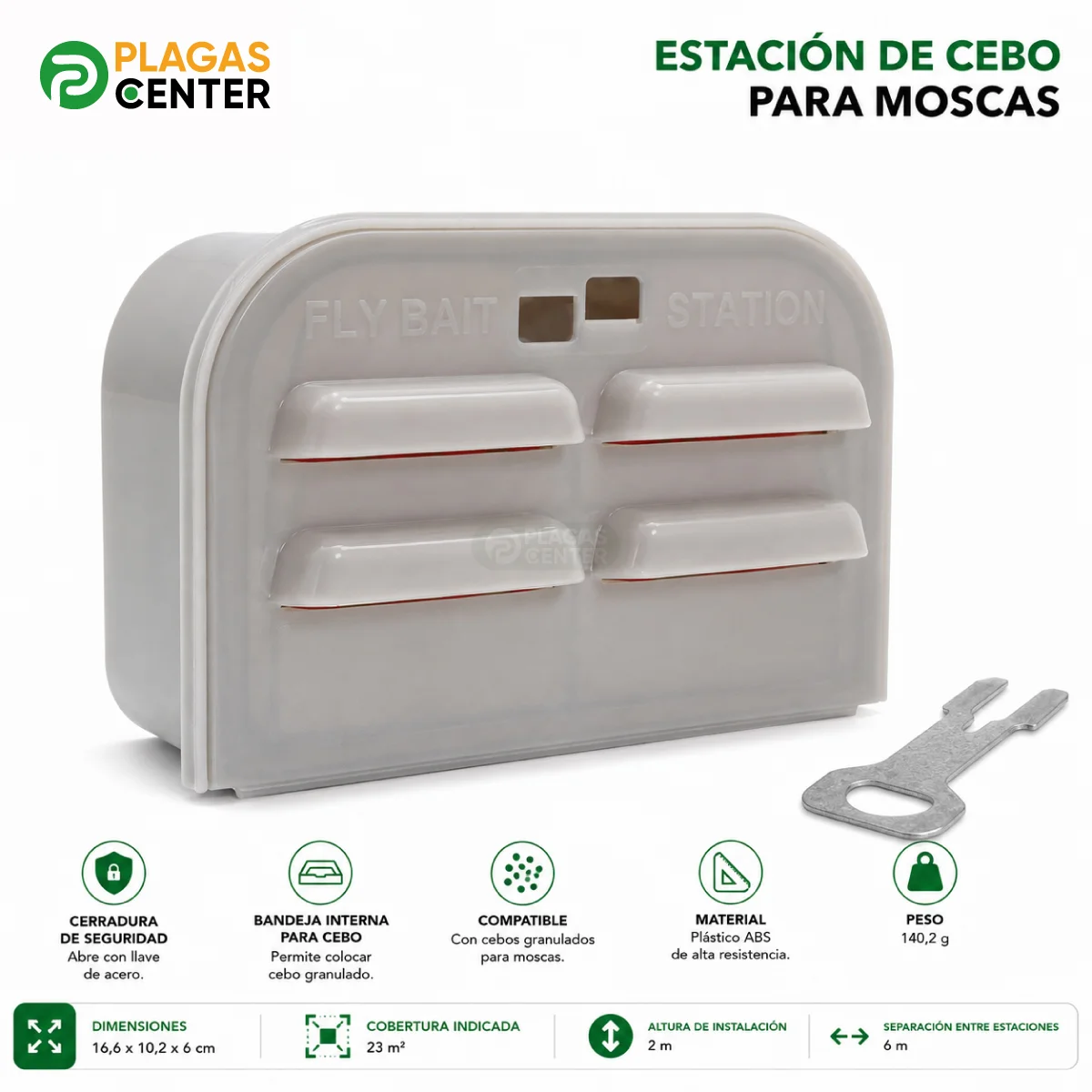 Estación de Cebo para Moscas Plástica 3 Estación de Cebo para Moscas Plástica - Imagen 3