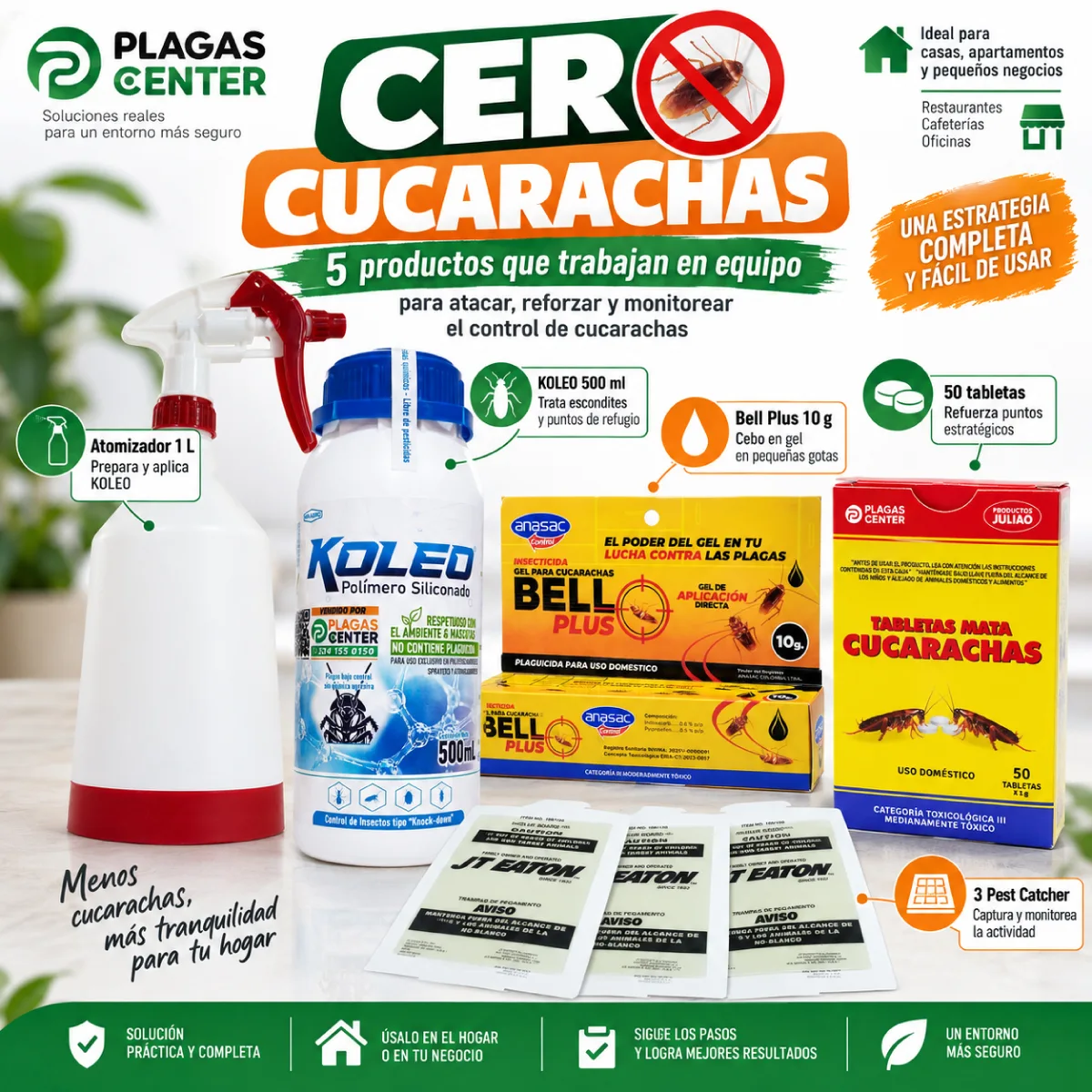 Combo Cero Cucarachas 6 Combo Cero Cucarachas - Imagen 6