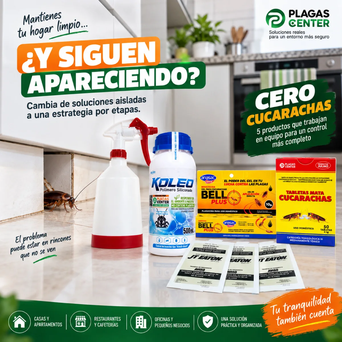 Combo Cero Cucarachas 4 Combo Cero Cucarachas - Imagen 4